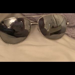 silver sunglasses